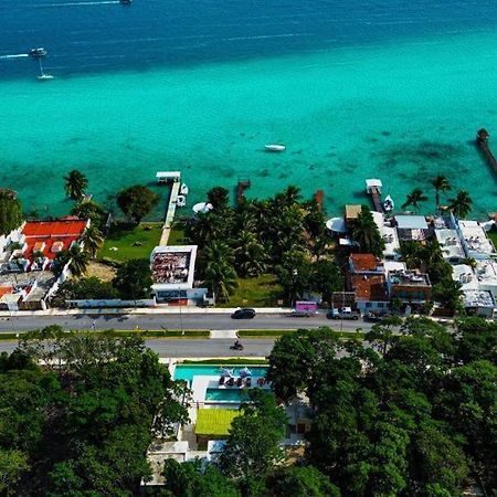Hotel & Eco Cabanas Azul Maria Bacalar Bagian luar foto