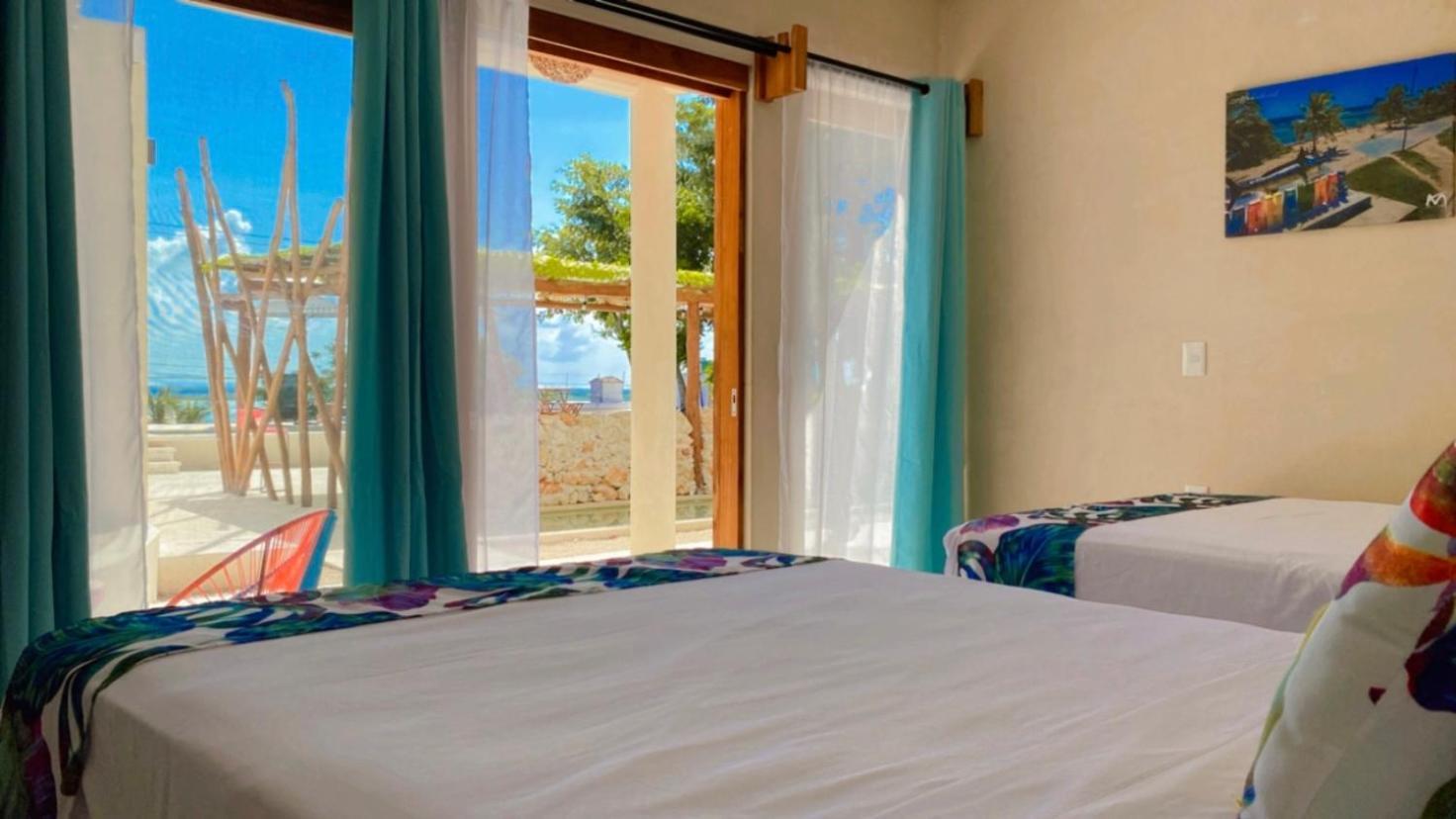 Hotel & Eco Cabanas Azul Maria Bacalar Bagian luar foto