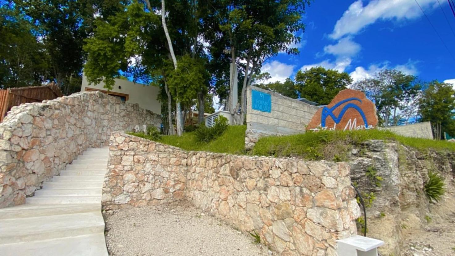 Hotel & Eco Cabanas Azul Maria Bacalar Bagian luar foto