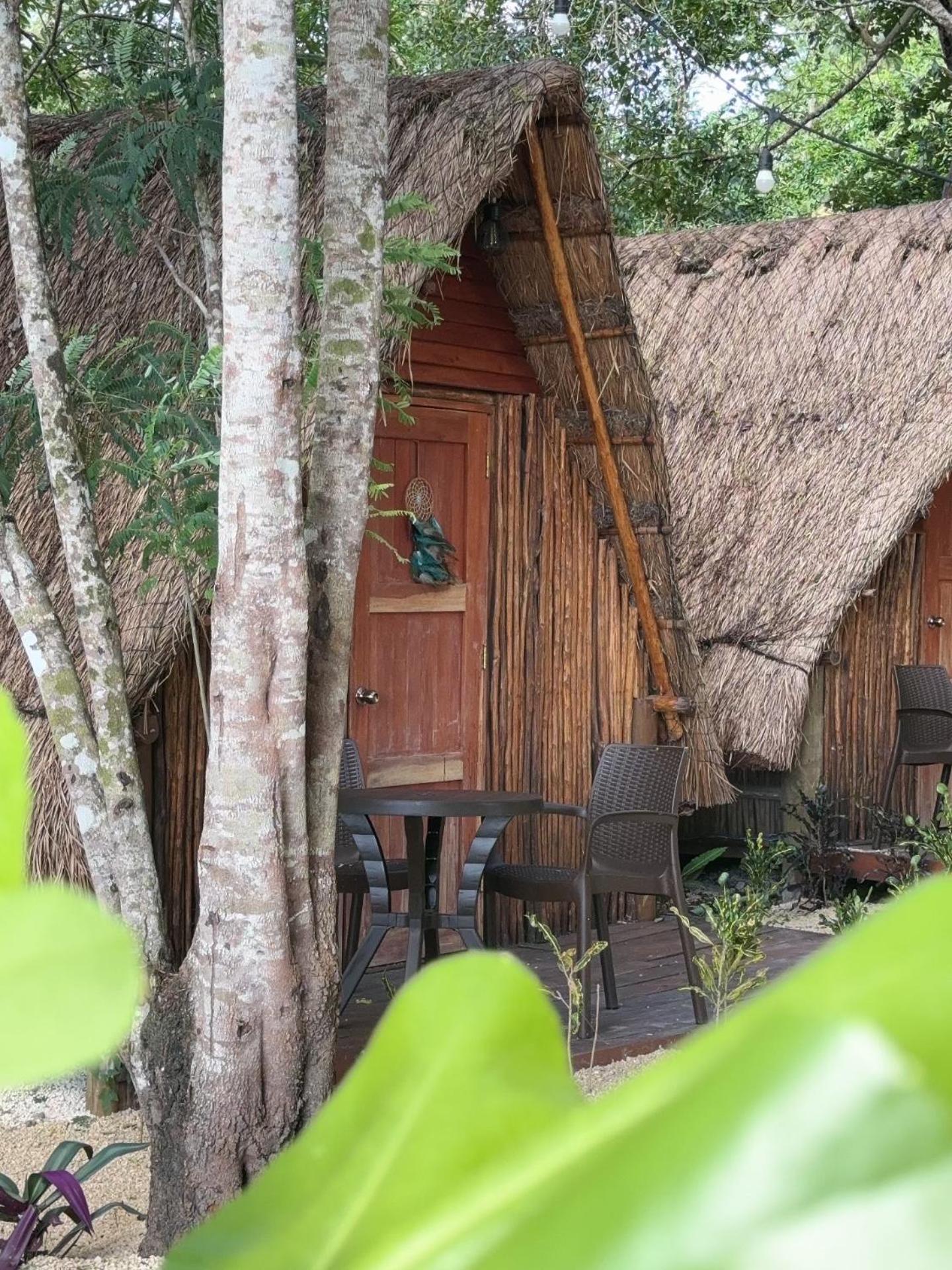 Hotel & Eco Cabanas Azul Maria Bacalar Bagian luar foto