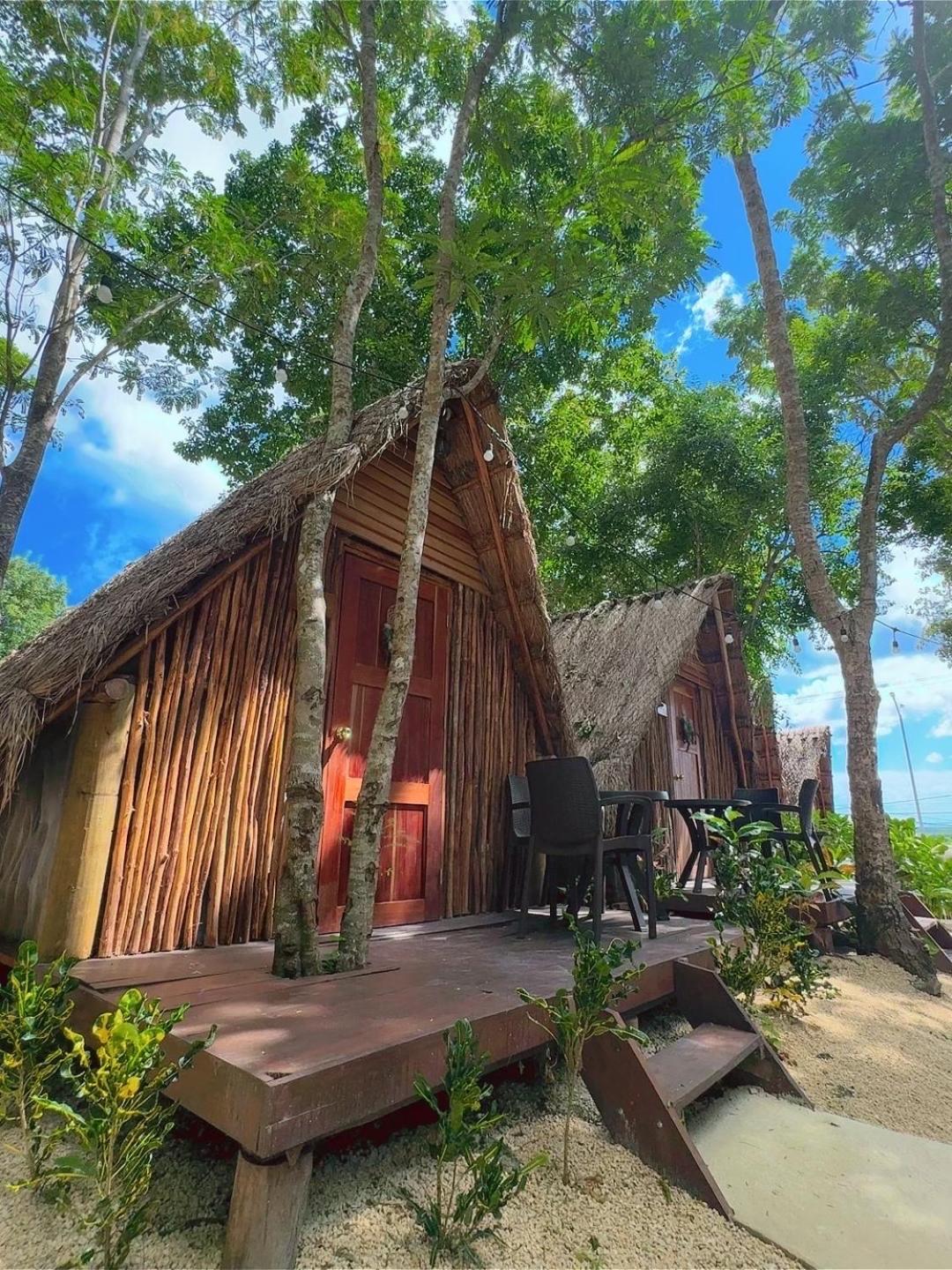 Hotel & Eco Cabanas Azul Maria Bacalar Bagian luar foto