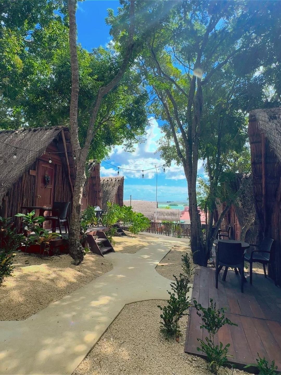 Hotel & Eco Cabanas Azul Maria Bacalar Bagian luar foto