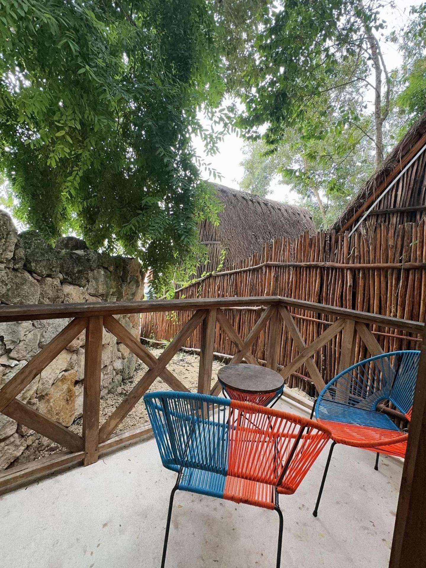 Hotel & Eco Cabanas Azul Maria Bacalar Bagian luar foto